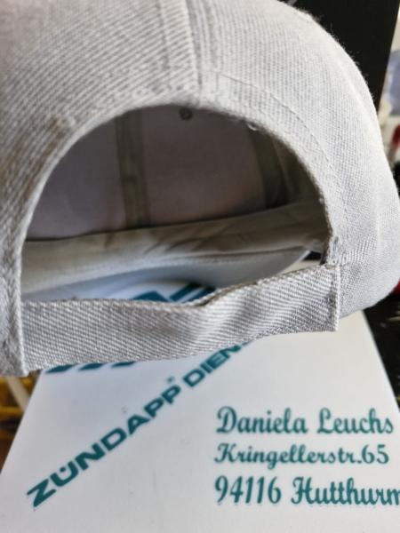 ZÜNDAPP Vintage Base Cap – Grau mit weißem Logo